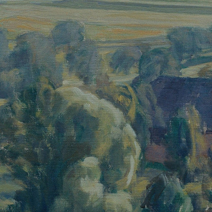 Paesaggio Dell'Attersee Presso Unterbuchberg Walther Gamerith wgm2 quadro stampato su tela
