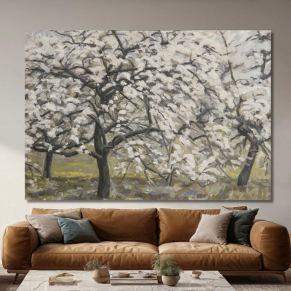 Alberi Da Frutto In Fiore Walther Gamerith wgm6 quadro stampato su tela
