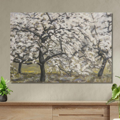 Alberi Da Frutto In Fiore Walther Gamerith wgm6 quadro stampato su tela