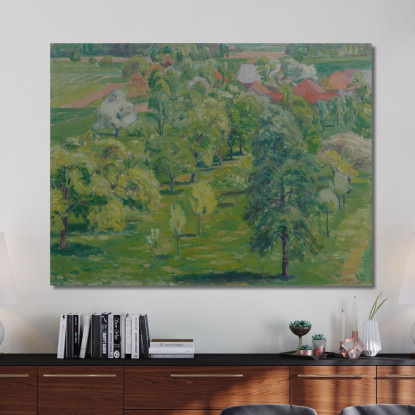 Primavera All'Attersee Walther Gamerith wgm11 quadro stampato su tela