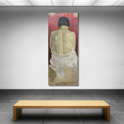 Nudo Di Schiena Walther Gamerith wgm20 quadro stampato su tela