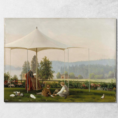 Nel Giardino Di Haminalahti Ferdinand von Wright fvw12 quadro stampato su tela