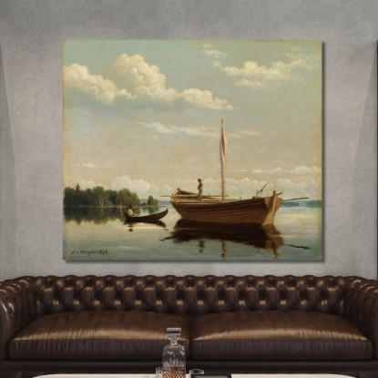 Nelle Isole Vicino A Kuopio Ferdinand von Wright fvw13 quadro stampato su tela