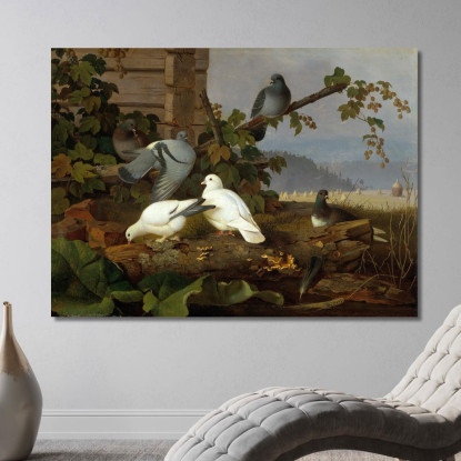 Piccioni Ferdinand von Wright fvw22 quadro stampato su tela