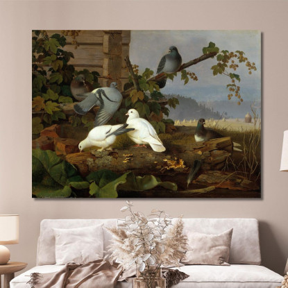 Piccioni Ferdinand von Wright fvw22 quadro stampato su tela