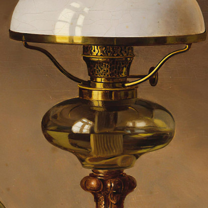 Natura Morta Nell'Atelier Ferdinand von Wright fvw26 quadro stampato su tela