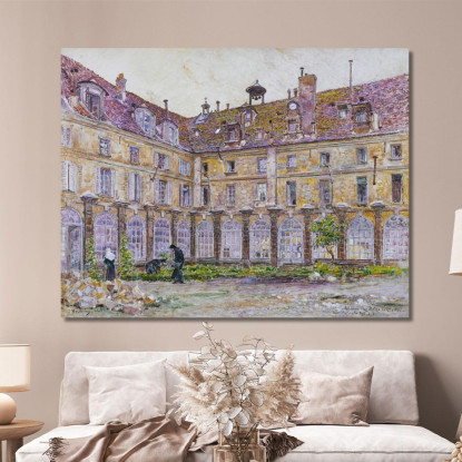 Il Chiostro Dell'Abbaye-Aux-Bois Rue De Sèvres Frédéric Houbron fhb22 quadro stampato su tela