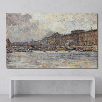 Hôtel De La Monnaie E Il Pont Neuf Frédéric Houbron fhb29 quadro stampato su tela