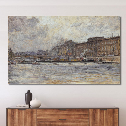 Hôtel De La Monnaie E Il Pont Neuf Frédéric Houbron fhb29 quadro stampato su tela