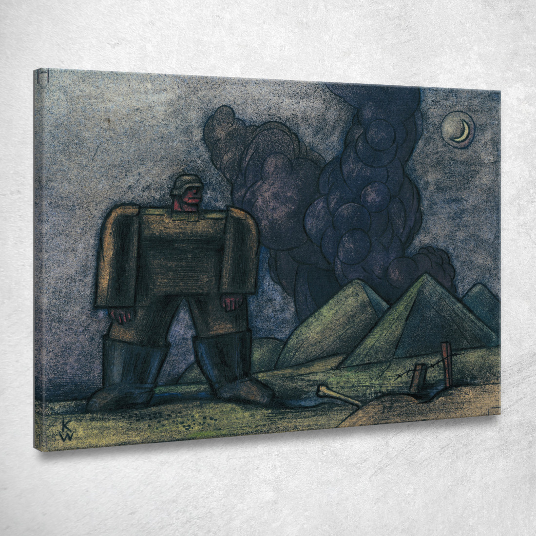 Paesaggio Contaminato Karl Wiener kwn211 quadro stampato su tela Paesaggio Contaminato Karl Wiener kwn211 quadro stampato su tela