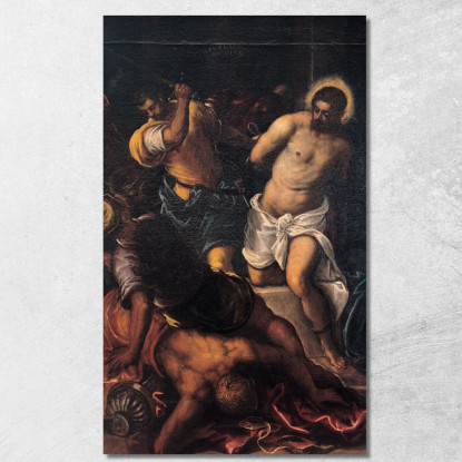 Incoronazione Di Spine Jacopo Tintoretto jtn4 quadro stampato su tela