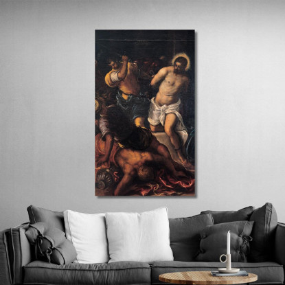 Incoronazione Di Spine Jacopo Tintoretto jtn4 quadro stampato su tela