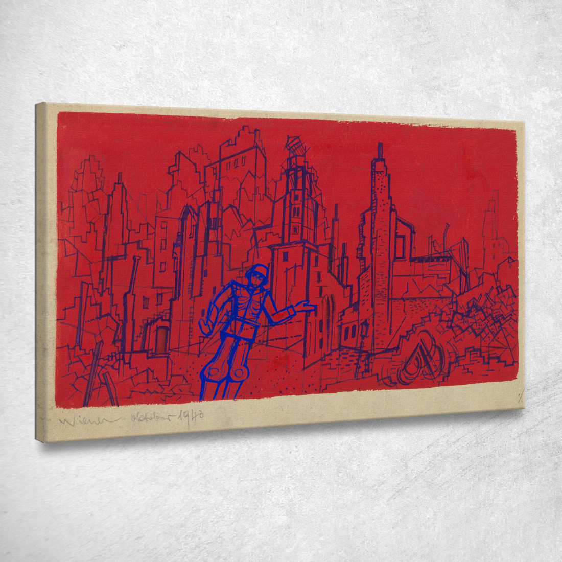 Soldato Fantasma Karl Wiener kwn214 quadro stampato su tela Soldato Fantasma Karl Wiener kwn214 quadro stampato su tela