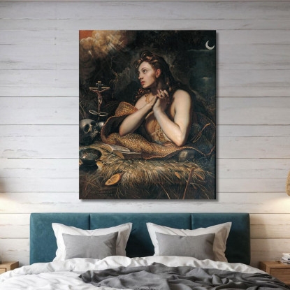 Maddalena Penitente Jacopo Tintoretto jtn15 quadro stampato su tela