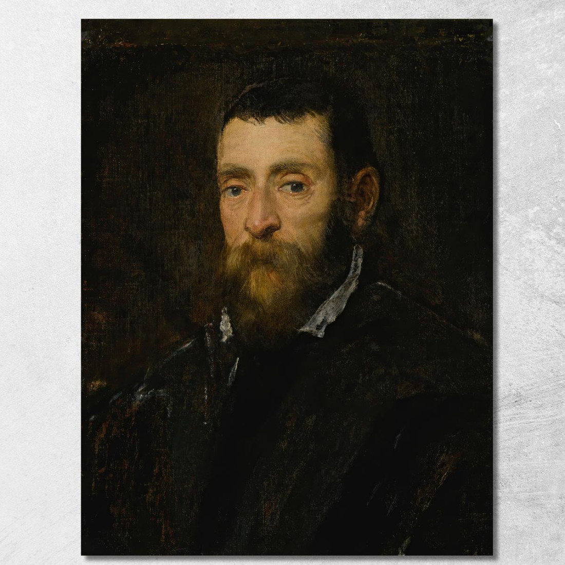 Ritratto Di Un Uomo Barbuto Possibilmente Il Principe Antonio Di Santacroce Di Roma Jacopo Tintoretto jtn17 quadro stampato su Ritratto Di Un Uomo Barbuto Possibilmente Il Principe Antonio Di Santacroce Di Roma Jacopo Tintoretto jtn17 quadro stampato su