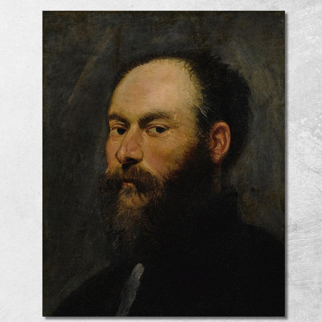 Ritratto Di Un Uomo 2 Jacopo Tintoretto jtn19 quadro stampato su tela