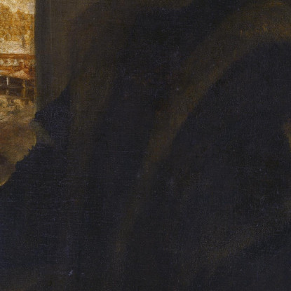 Ritratto Di Un Uomo Con Vista Sul Paesaggio Jacopo Tintoretto jtn20 quadro stampato su tela