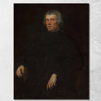 Ritratto Di Un Uomo Jacopo Tintoretto jtn23 quadro stampato su tela