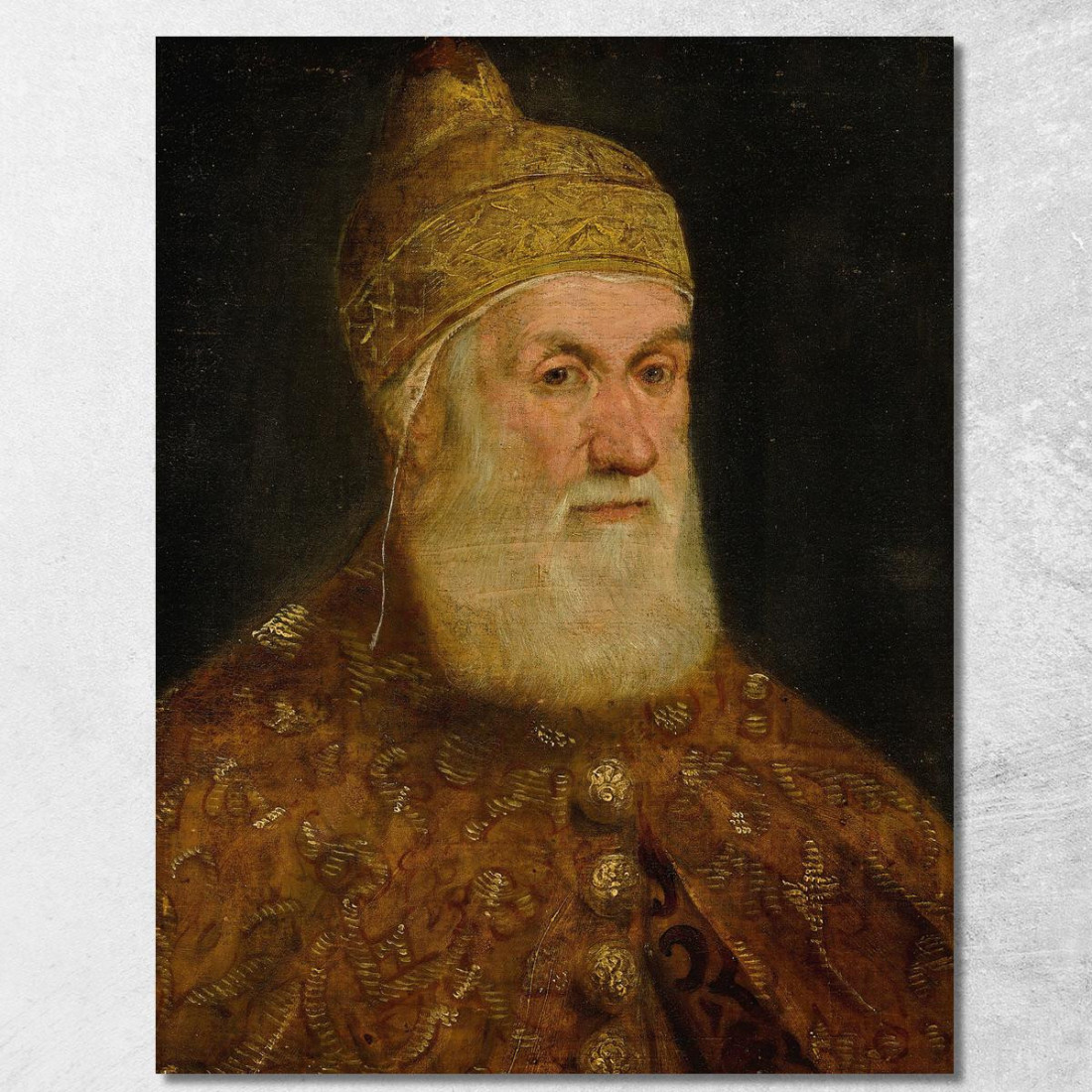 Ritratto Del Doge Girolamo Priuli Jacopo Tintoretto jtn28 quadro stampato su tela Ritratto Del Doge Girolamo Priuli Jacopo Tintoretto jtn28 quadro stampato su tela