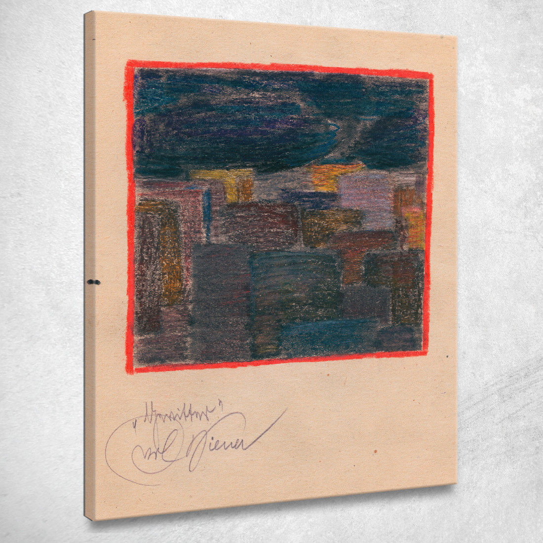 Temporale 2 Karl Wiener kwn216 quadro stampato su tela Temporale 2 Karl Wiener kwn216 quadro stampato su tela