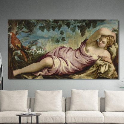 Estate Jacopo Tintoretto jtn34 quadro stampato su tela