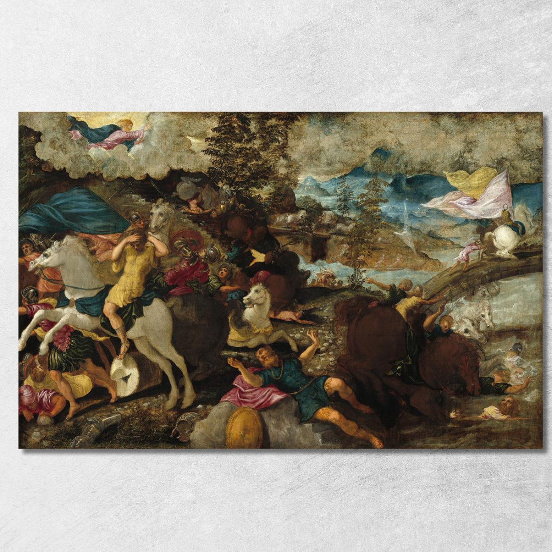La Conversione Di San Paolo Jacopo Tintoretto jtn38 quadro stampato su tela La Conversione Di San Paolo Jacopo Tintoretto jtn38 quadro stampato su tela