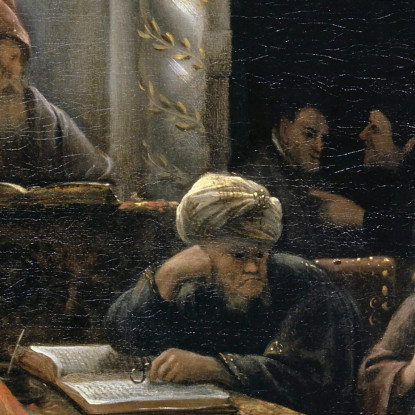 Cristo Tra I Dottori Jan Steen jsn22 quadro stampato su tela