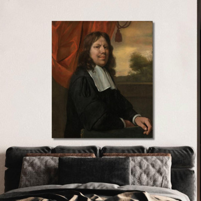 Autoritratto Jan Steen jsn49 quadro stampato su tela