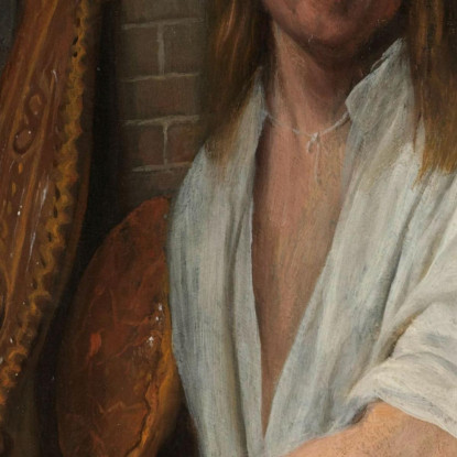 Il Fornaio Arent Oostwaard E Sua Moglie Catharina Keizerswaard Jan Steen jsn53 quadro stampato su tela