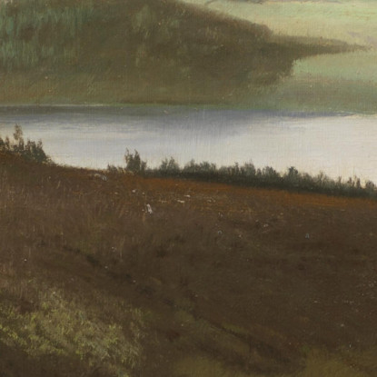 Un Paesaggio Vicino A Bryrup Jutland Laurits Andersen Ring lar1 quadro stampato su tela