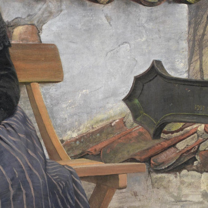 Cimitero A Fløng Laurits Andersen Ring lar7 quadro stampato su tela