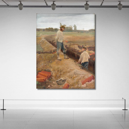 Scavatori Di Fossi Laurits Andersen Ring lar8 quadro stampato su tela