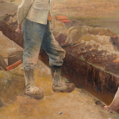 Scavatori Di Fossi Laurits Andersen Ring lar8 quadro stampato su tela