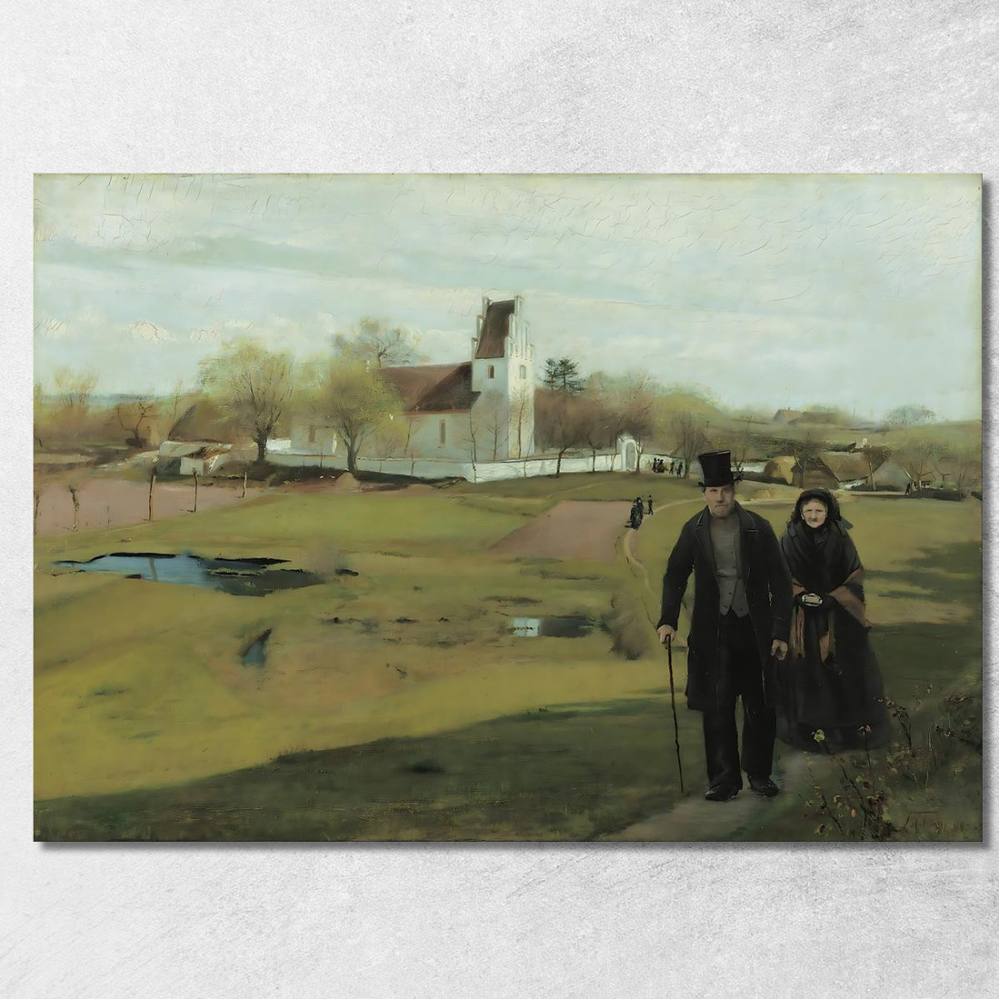 Chiesa Di Mogenstrup Laurits Andersen Ring lar26 quadro stampato su tela