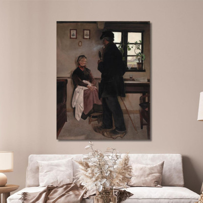 Piccoli Proprietari Terrieri. Zelanda Laurits Andersen Ring lar28 quadro stampato su tela