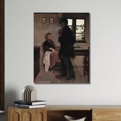 Piccoli Proprietari Terrieri. Zelanda Laurits Andersen Ring lar28 quadro stampato su tela