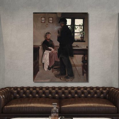 Piccoli Proprietari Terrieri. Zelanda Laurits Andersen Ring lar28 quadro stampato su tela