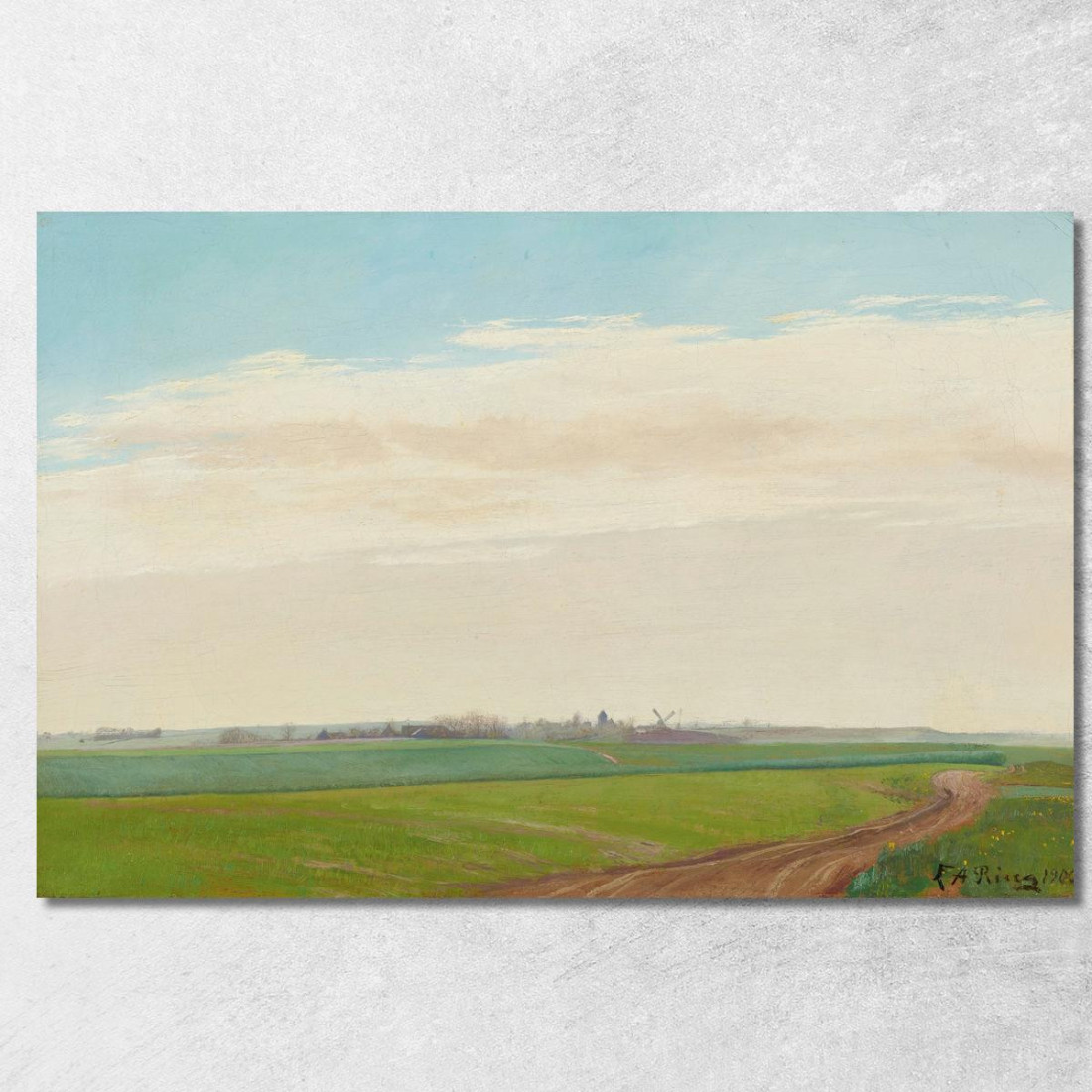 Paesaggio Estivo A Baldersbrønde Laurits Andersen Ring lar29 quadro stampato su tela
