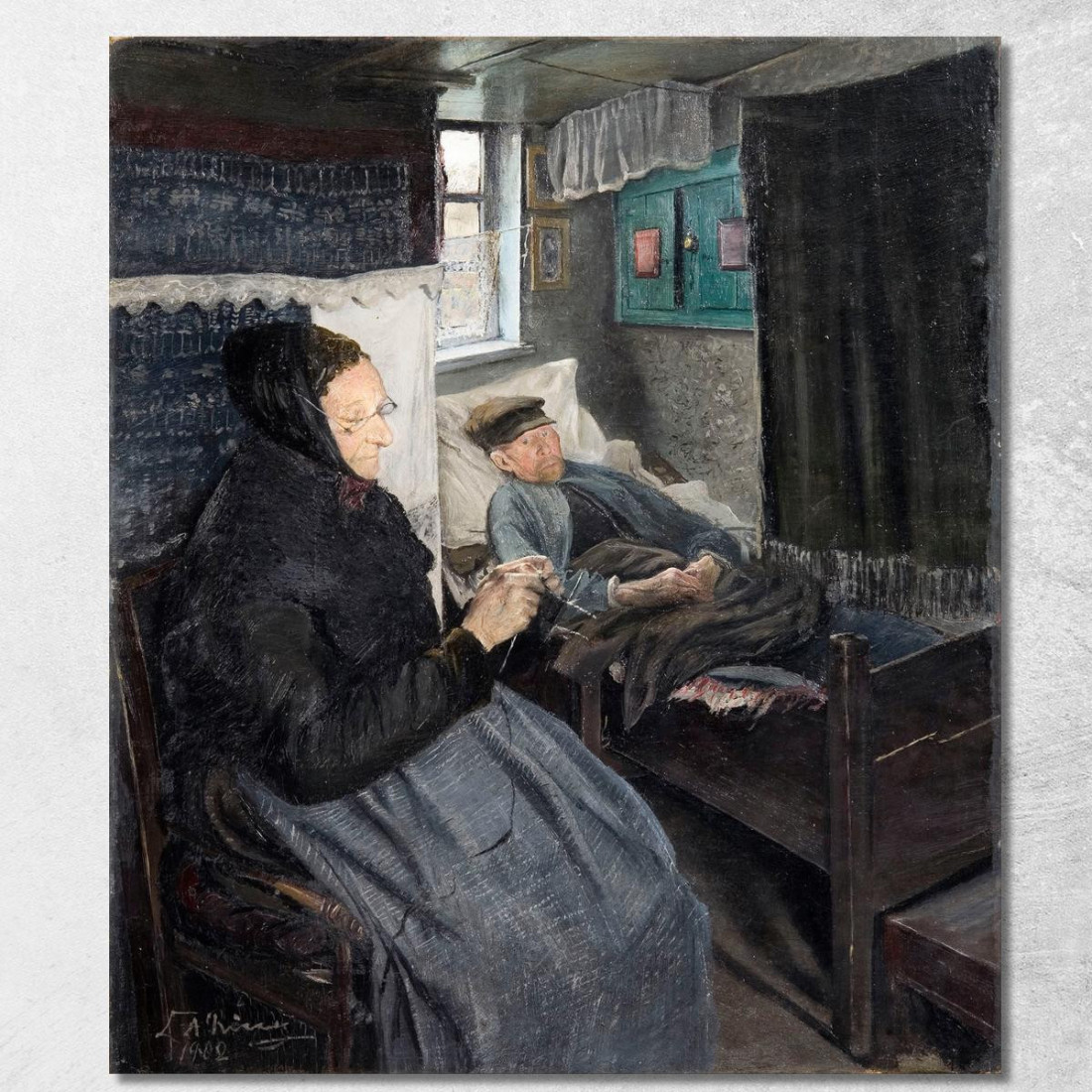 L'Uomo Malato Laurits Andersen Ring lar35 quadro stampato su tela