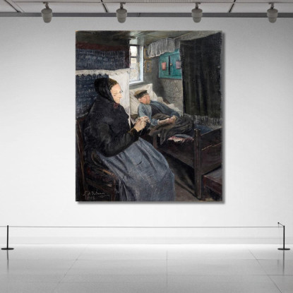 L'Uomo Malato Laurits Andersen Ring lar35 quadro stampato su tela