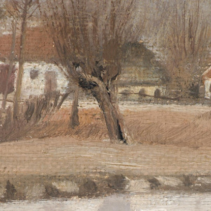 Lo Stagno Del Villaggio A Ring Zelanda Laurits Andersen Ring lar36 quadro stampato su tela