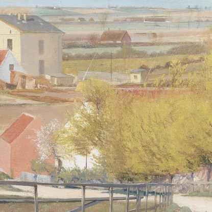 Vista Da Una Strada Vicino A Næstved Zelanda Laurits Andersen Ring lar39 quadro stampato su tela