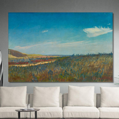 Vista Vicino A Karrebæksminde Nel Nord Della Zelanda Laurits Andersen Ring lar41 quadro stampato su tela