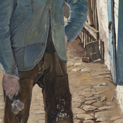 Imbiancatura Della Vecchia Casa Laurits Andersen Ring lar44 quadro stampato su tela