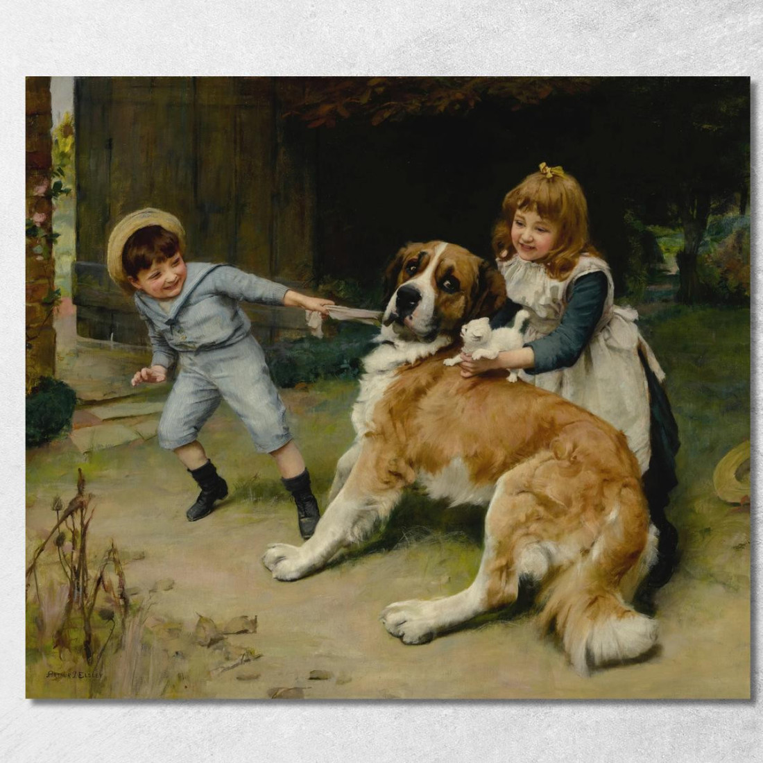 Amico O Nemico Arthur John Elsley aje6 quadro stampato su tela Amico O Nemico Arthur John Elsley aje6 quadro stampato su tela