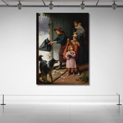 Finalmente A Casa Arthur John Elsley aje10 quadro stampato su tela