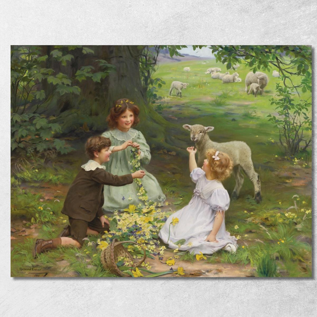 La Gioia Della Primavera Arthur John Elsley aje14 quadro stampato su tela La Gioia Della Primavera Arthur John Elsley aje14 quadro stampato su tela