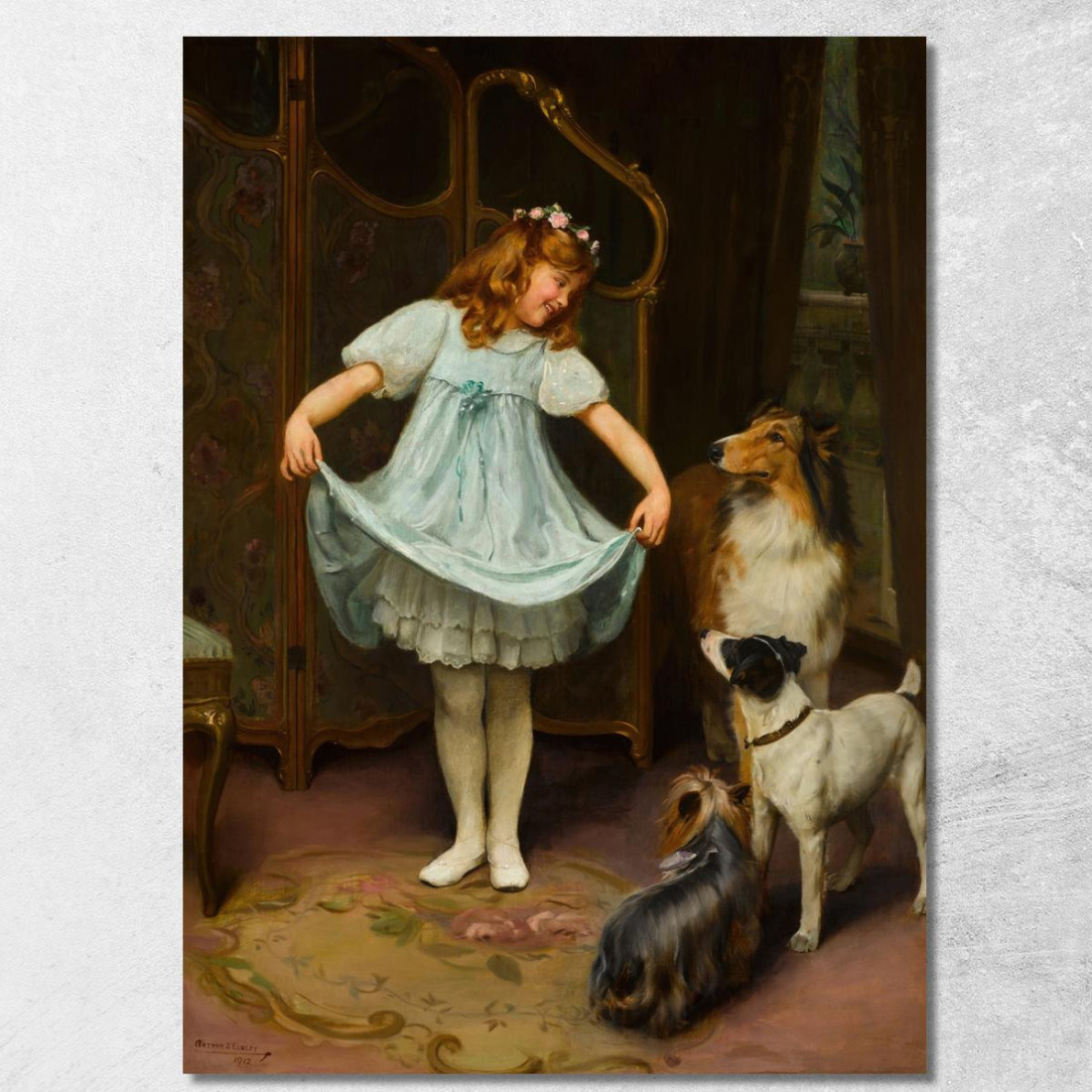Il Vestito Nuovo Arthur John Elsley aje15 quadro stampato su tela Il Vestito Nuovo Arthur John Elsley aje15 quadro stampato su tela