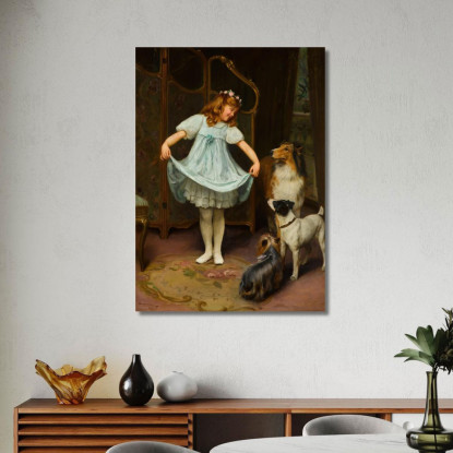 Il Vestito Nuovo Arthur John Elsley aje15 quadro stampato su tela