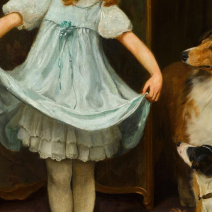 Il Vestito Nuovo Arthur John Elsley aje15 quadro stampato su tela